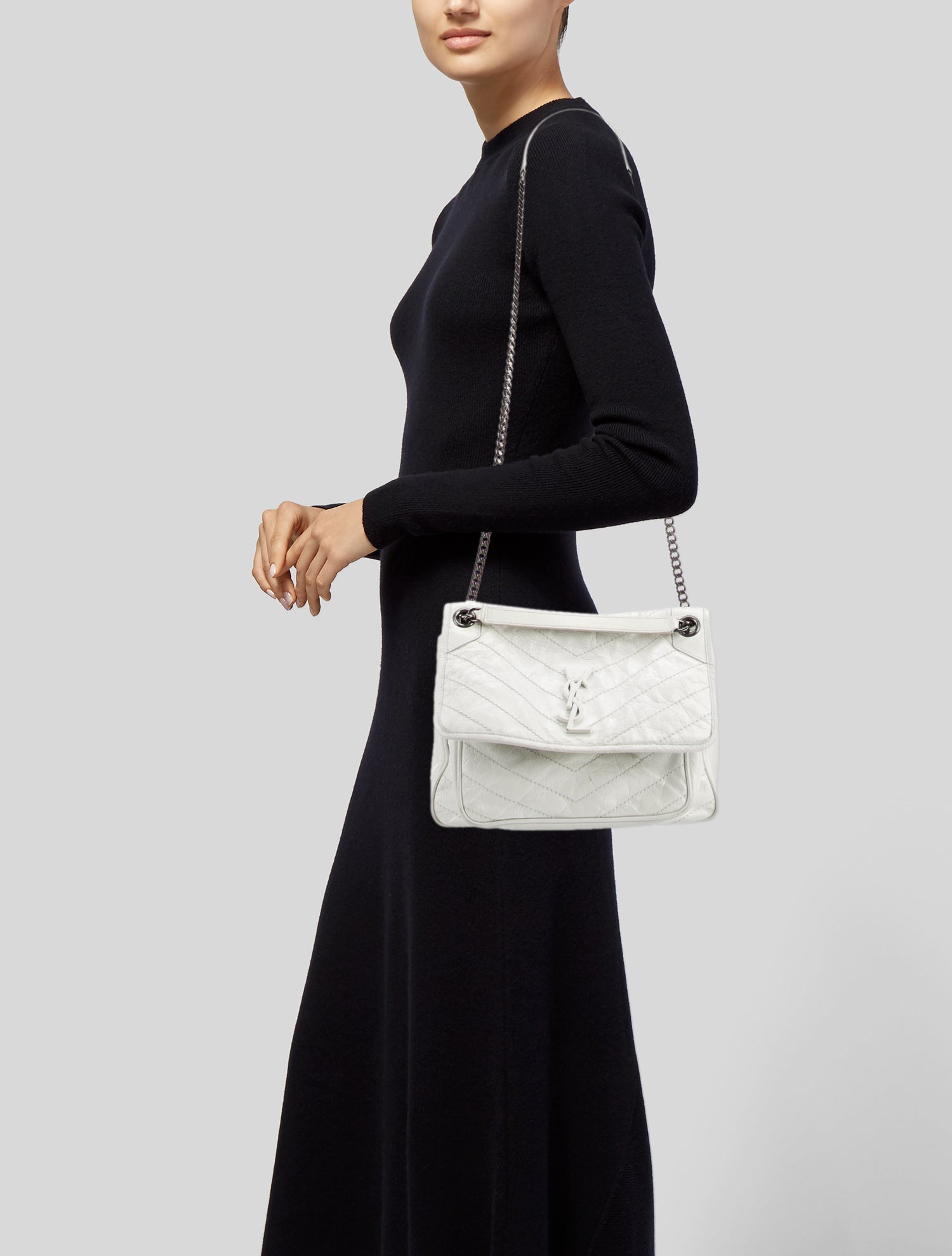 Saint Laurent Chevron Niki Medium