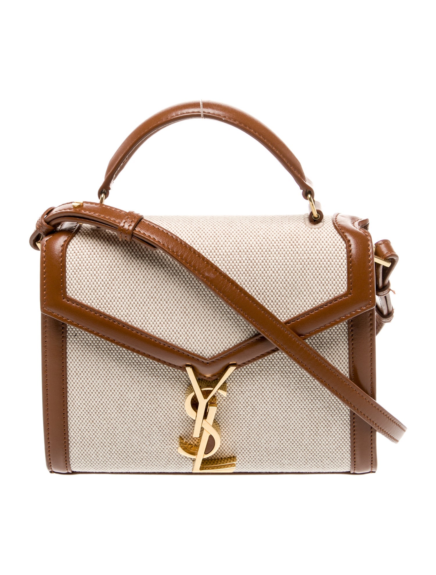 Saint Laurent Canvas Cassandra Mini