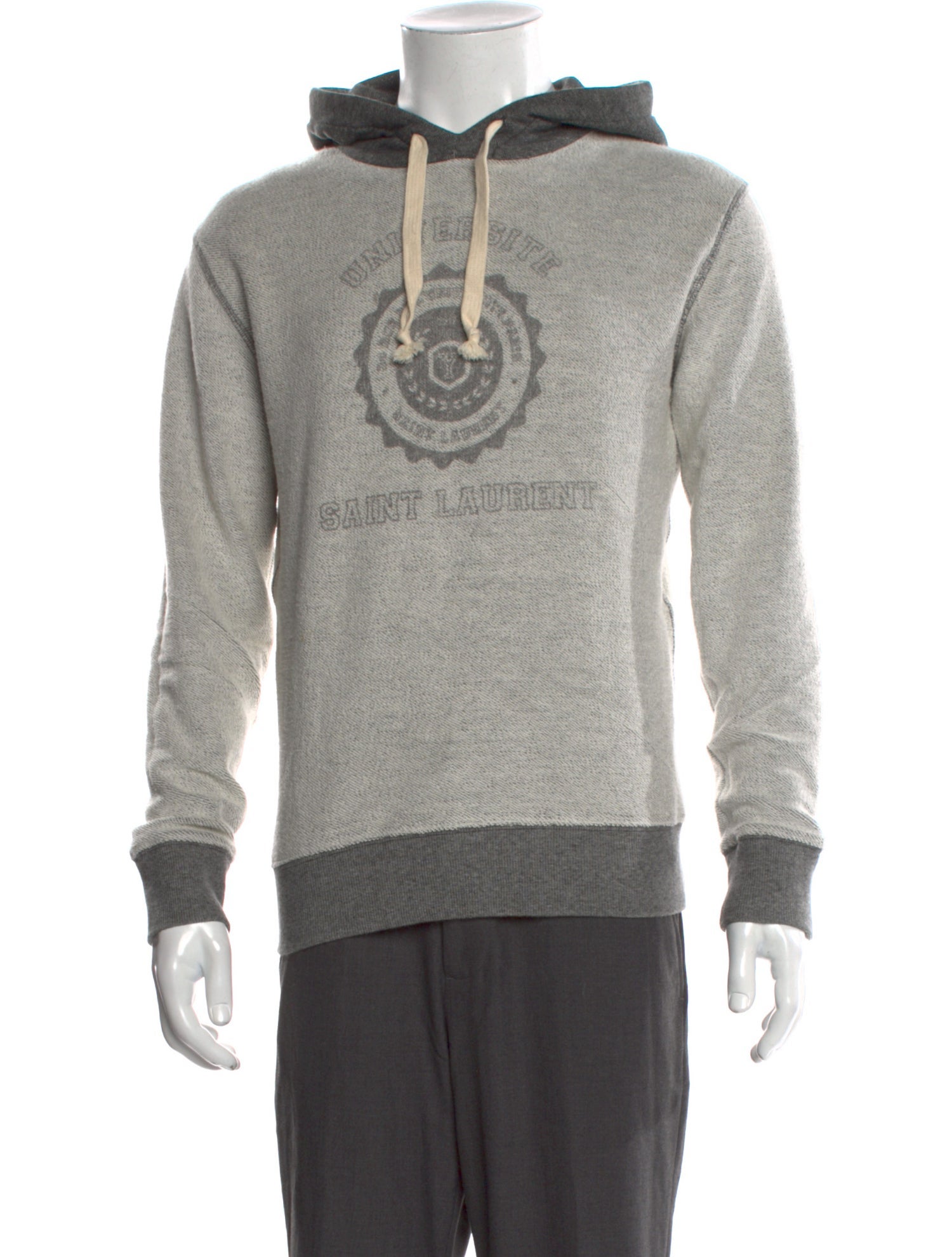 Saint Laurent 2017 Signature Logo Hoodie