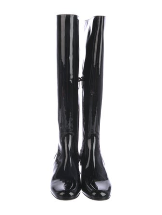 Saint Laurent Patent Leather Boots