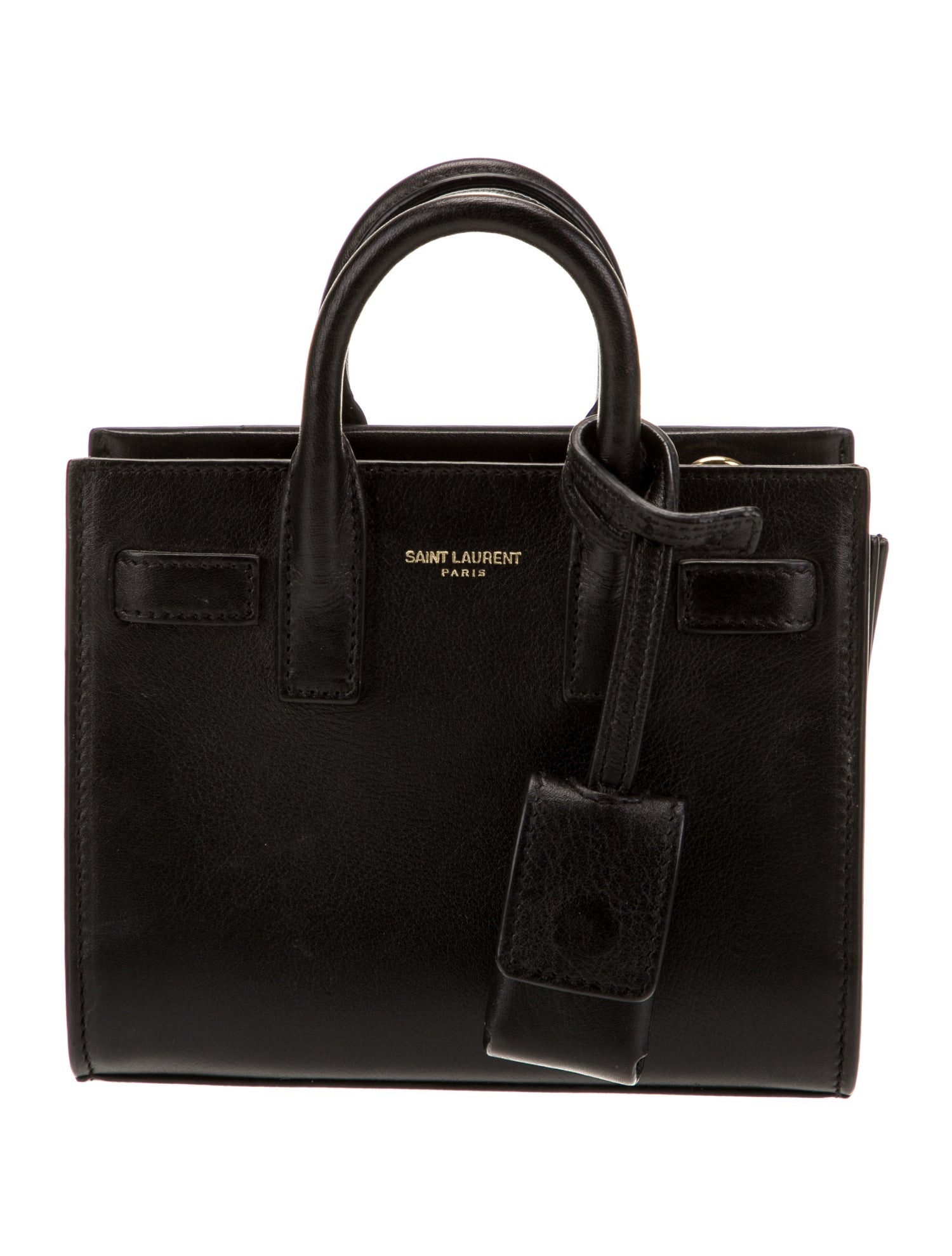 Saint Laurent Leather Sac De Jour Toy