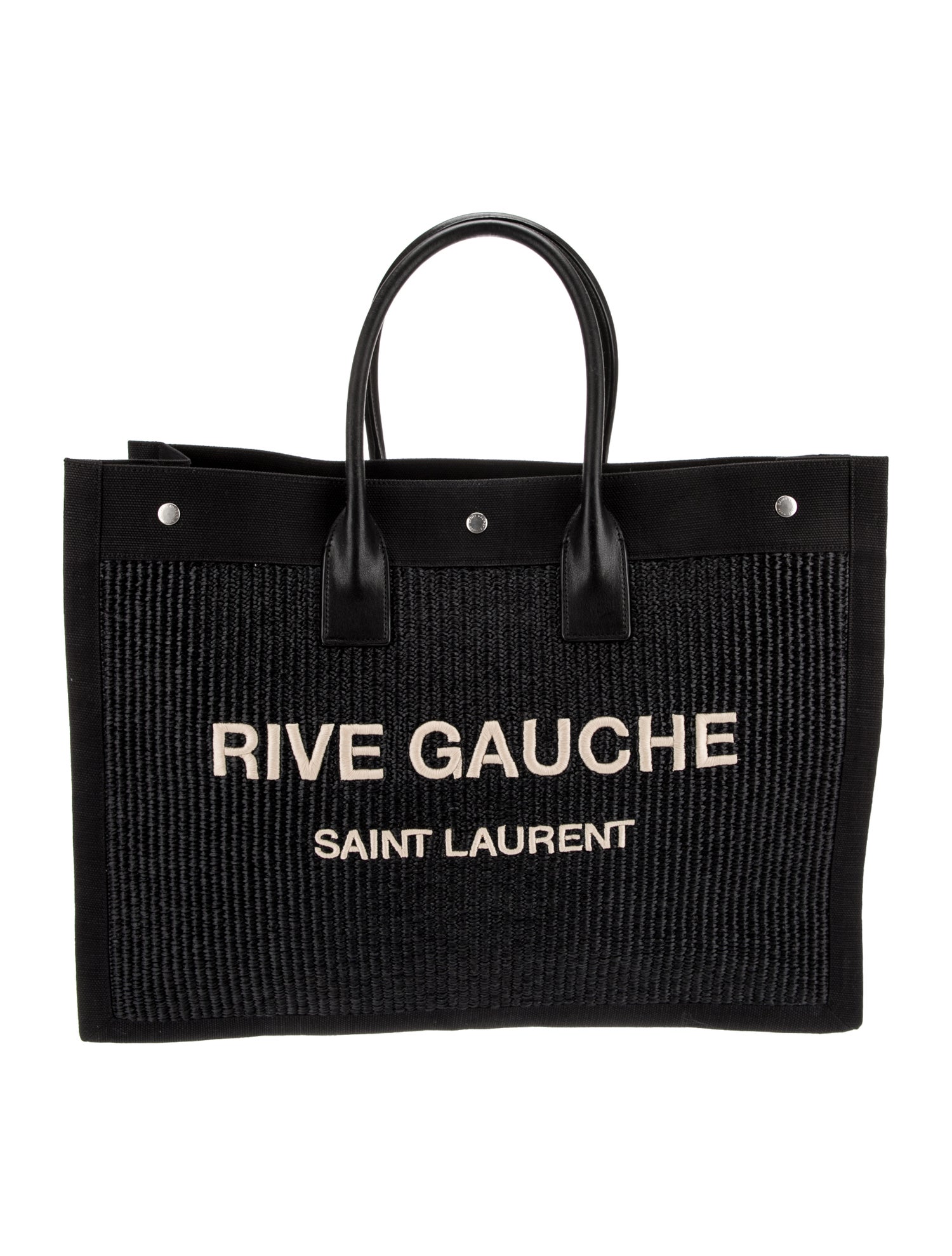 Saint Laurent Raffia Rive Gauche