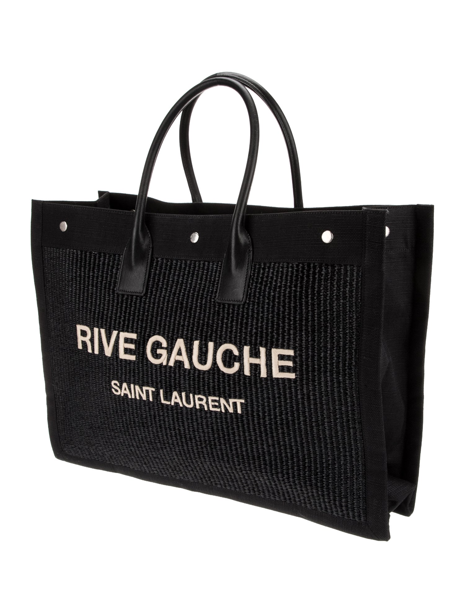 Saint Laurent Raffia Rive Gauche