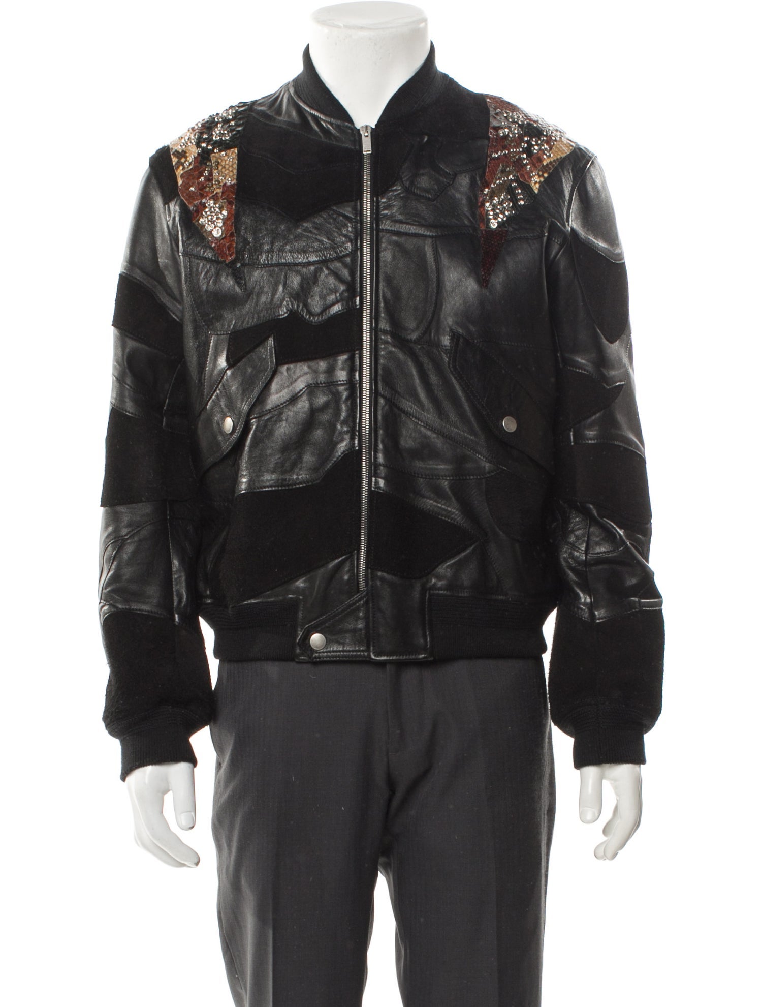 Saint Laurent 2017 Lambskin Moto Jacket