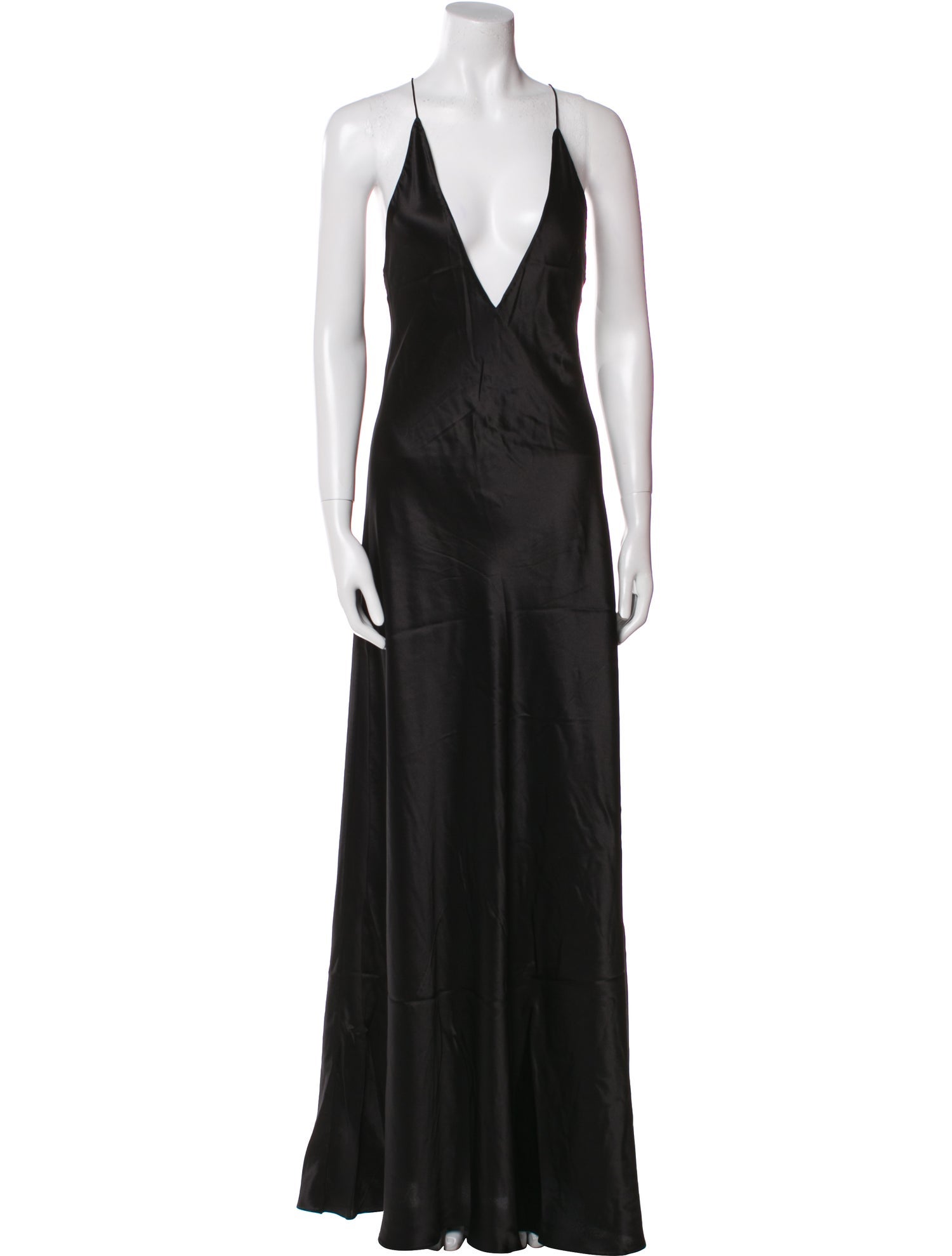 Saint Laurent Silk Long Dress