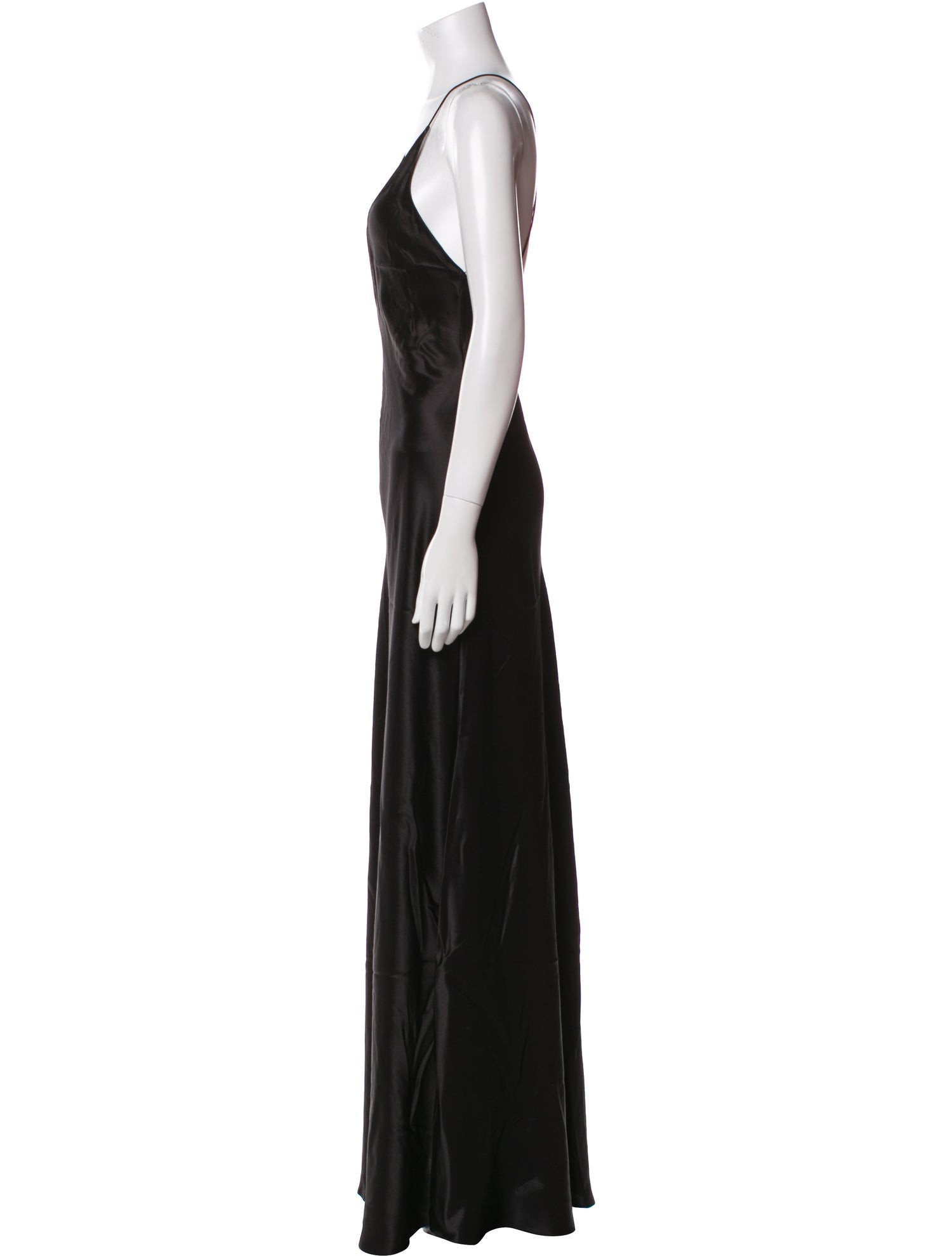 Saint Laurent Silk Long Dress
