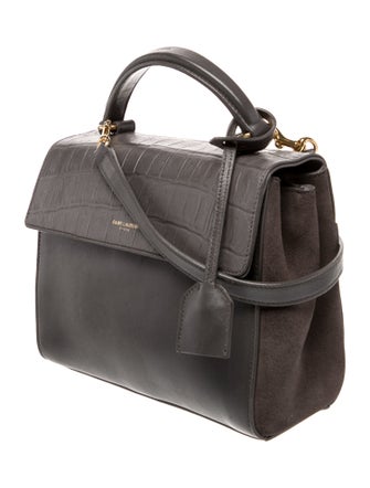 Saint Laurent Leather Top Handle Bag Small