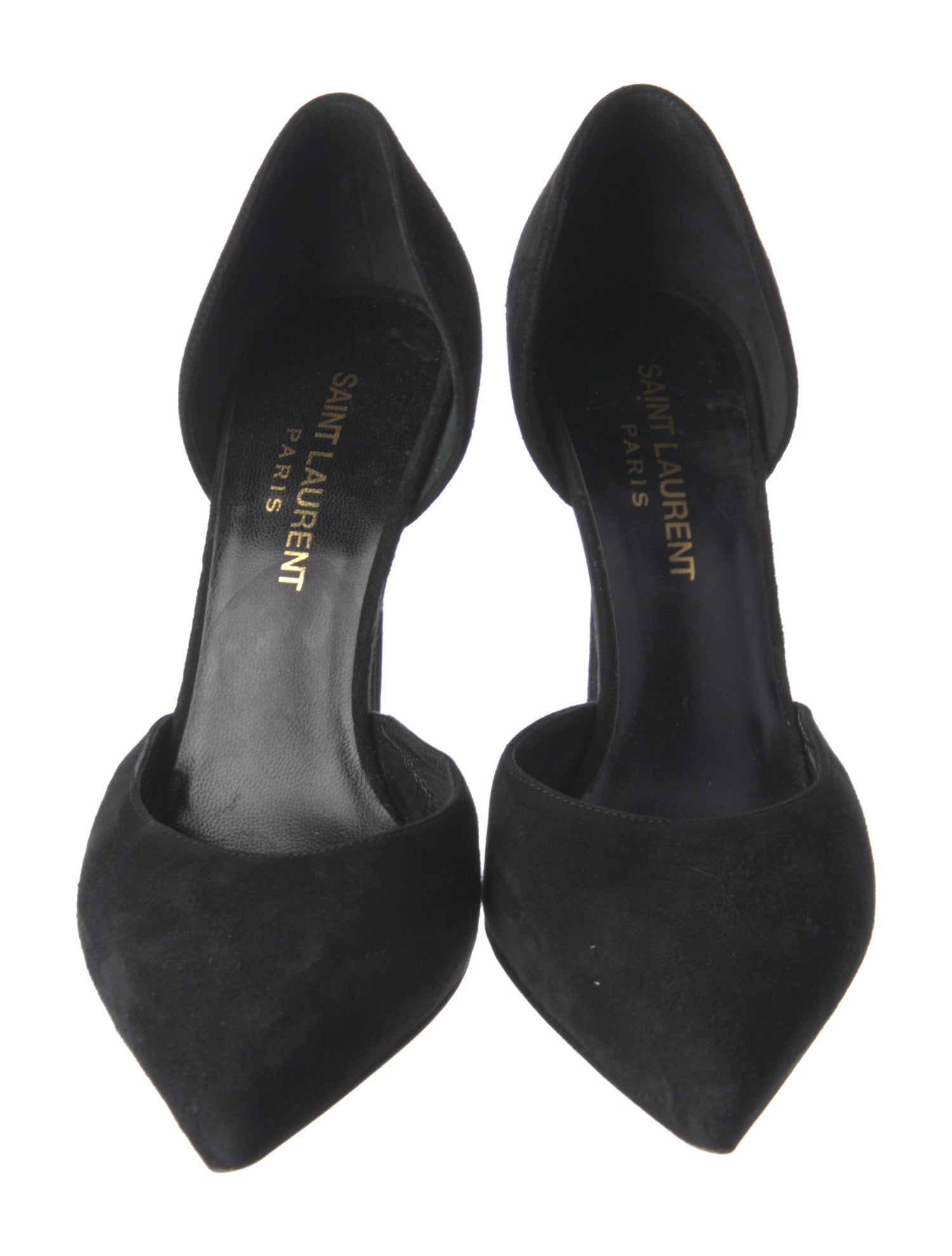 Saint Laurent Suede D'Orsay Pumps