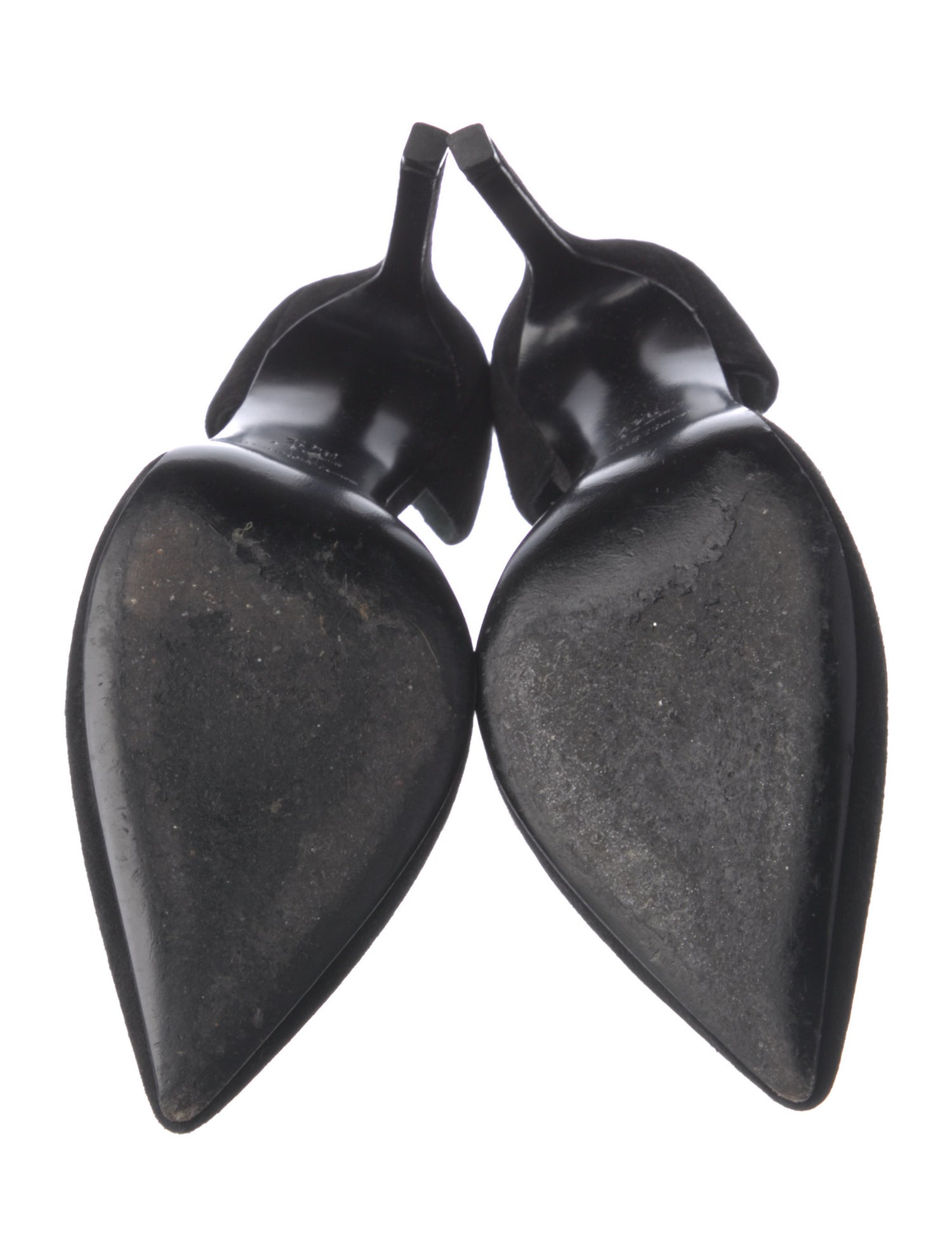 Saint Laurent Suede D'Orsay Pumps