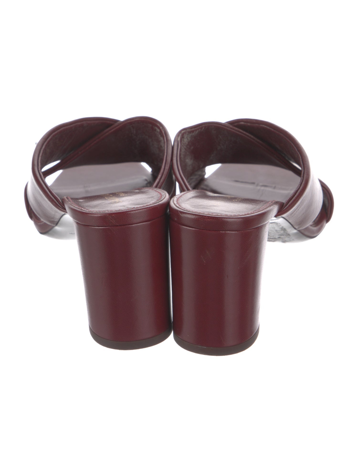 Saint Laurent Leather Slides