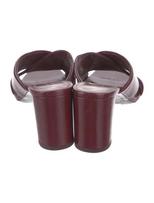 Saint Laurent Leather Slides