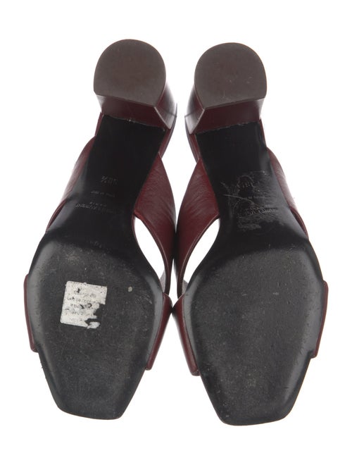 Saint Laurent Leather Slides