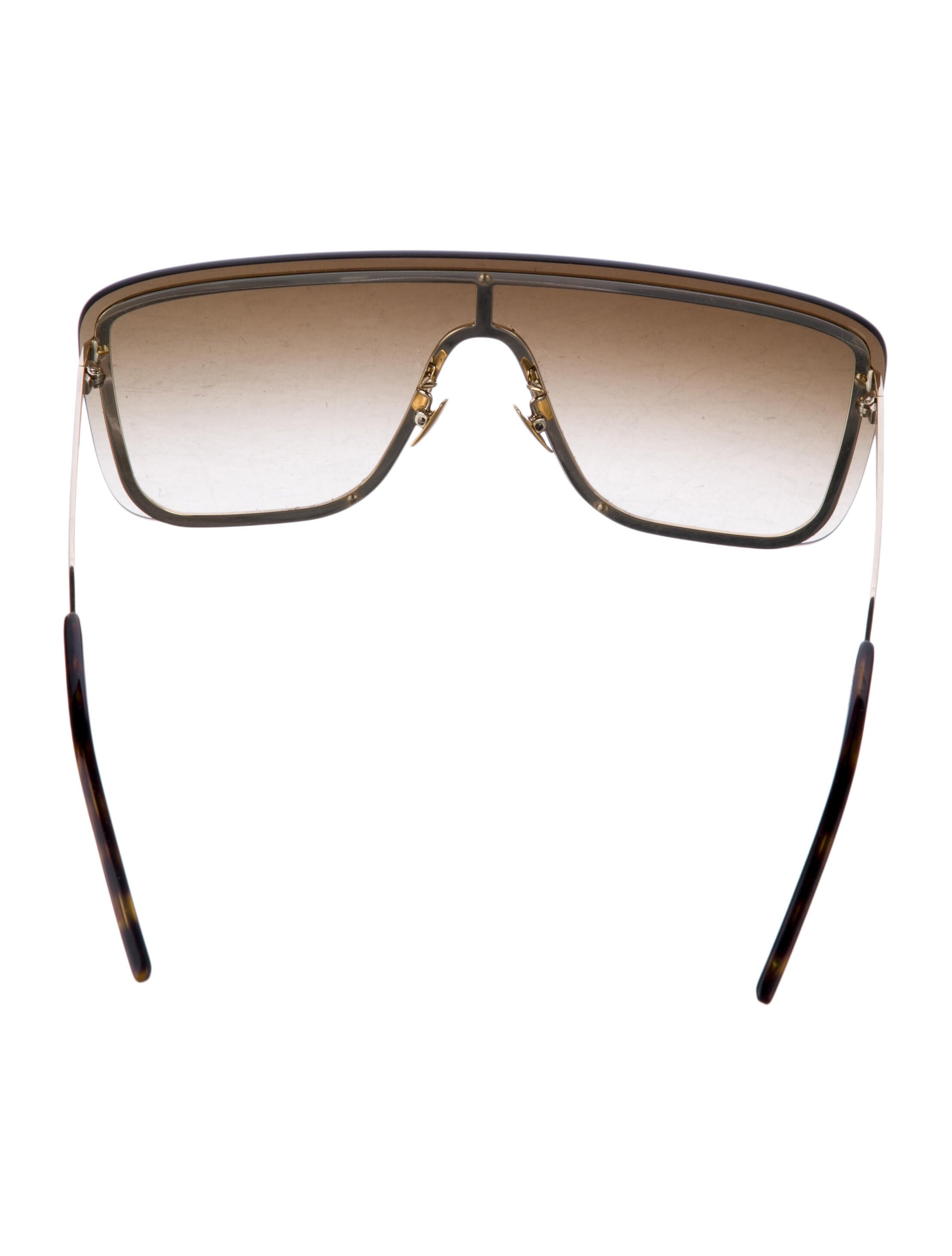 Saint Laurent Shield Gradient Sunglasses