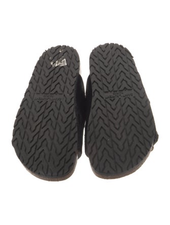 Saint Laurent Ponyhair Slides