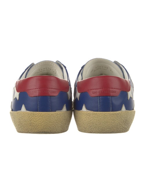 Saint Laurent Leather Printed Sneakers
