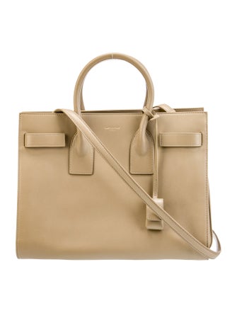 Saint Laurent Leather Sac De Jour Small