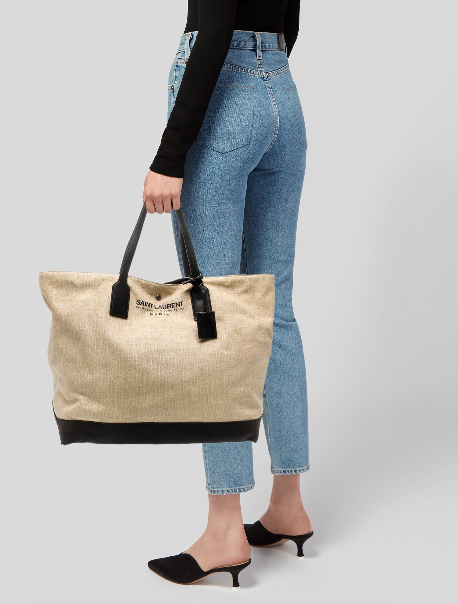 Saint Laurent Canvas Tote