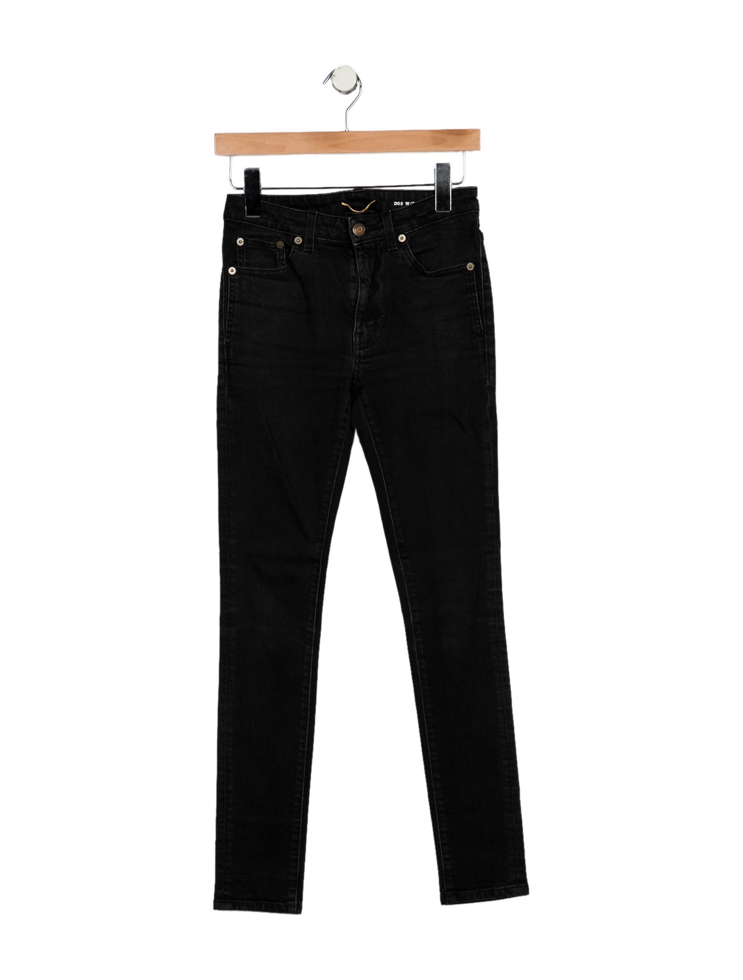 Saint Laurent Mid-Rise Skinny Leg Jeans