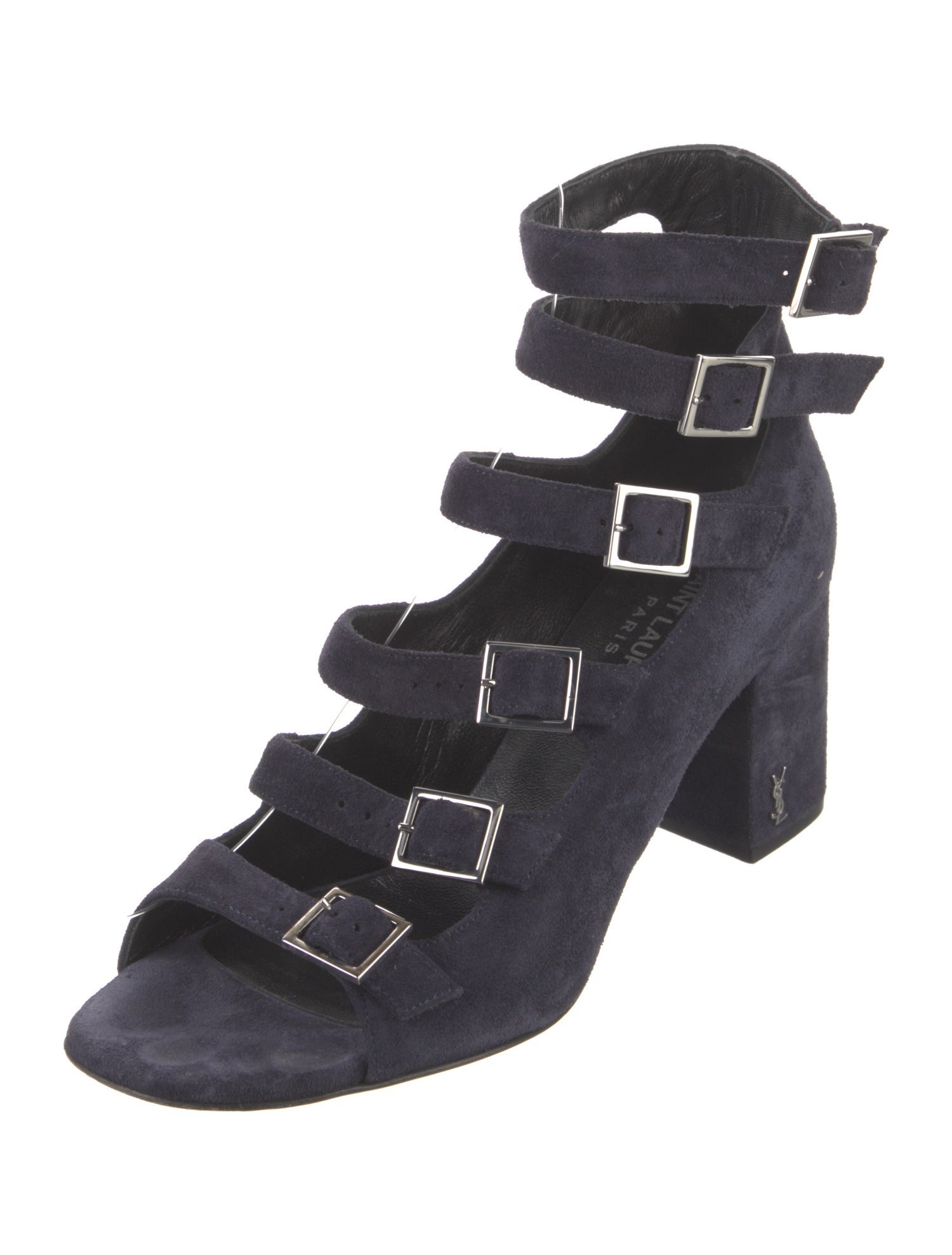 Saint Laurent Suede Gladiator Sandals