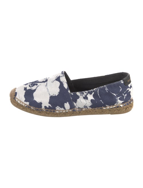 Saint Laurent Canvas Floral Print Espadrilles