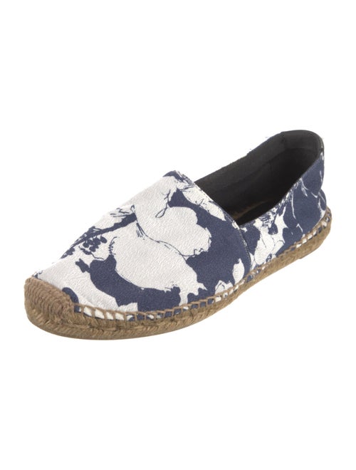 Saint Laurent Canvas Floral Print Espadrilles