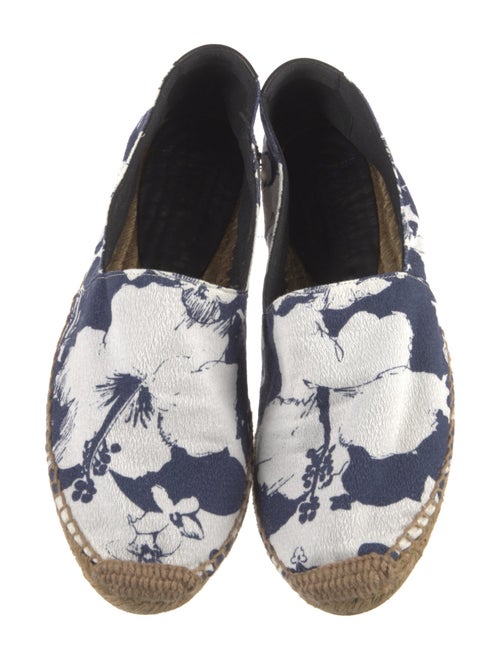 Saint Laurent Canvas Floral Print Espadrilles