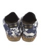 Saint Laurent Canvas Floral Print Espadrilles