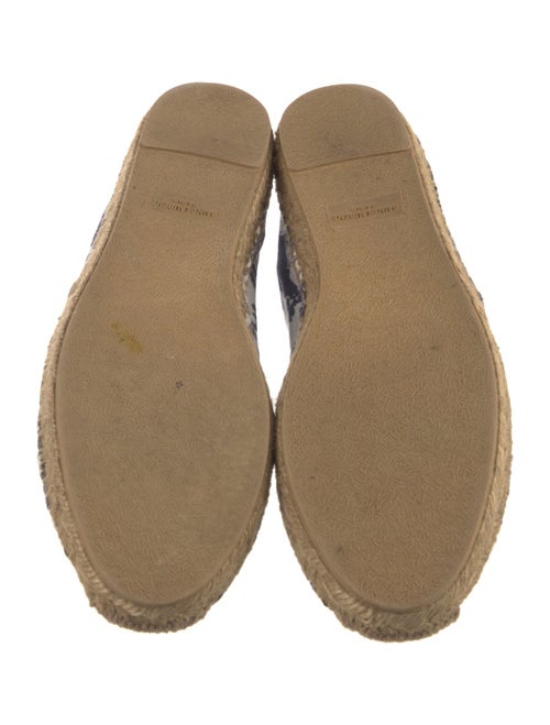 Saint Laurent Canvas Floral Print Espadrilles