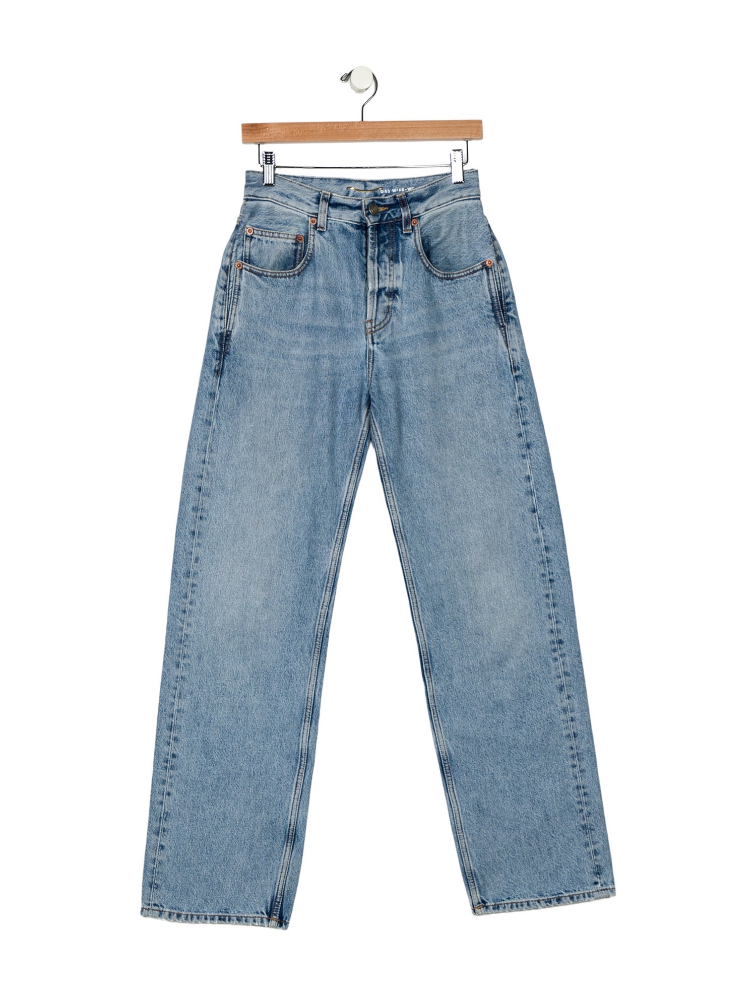 Saint Laurent High-Rise Wide Leg Jeans