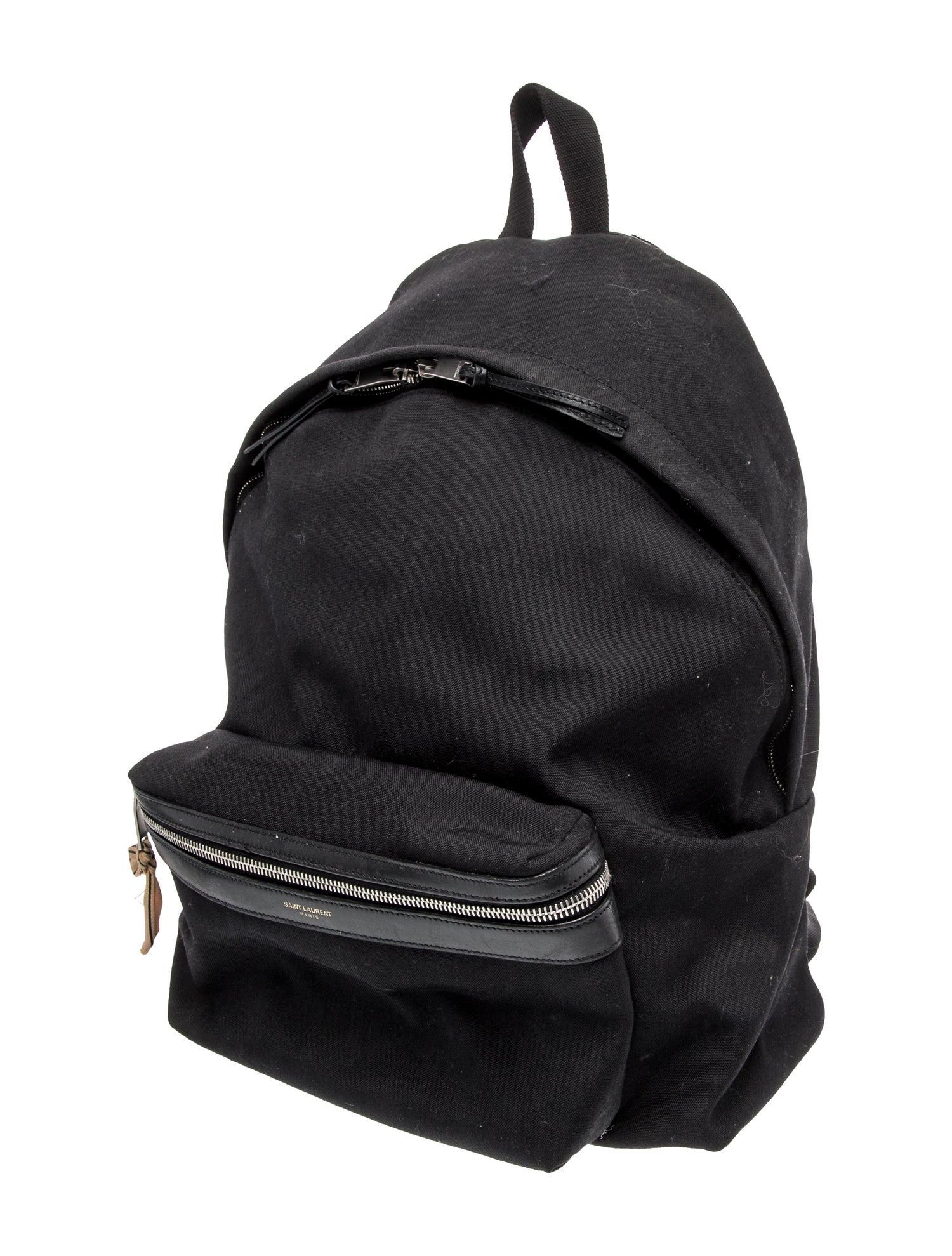 Saint Laurent Canvas City Backpack