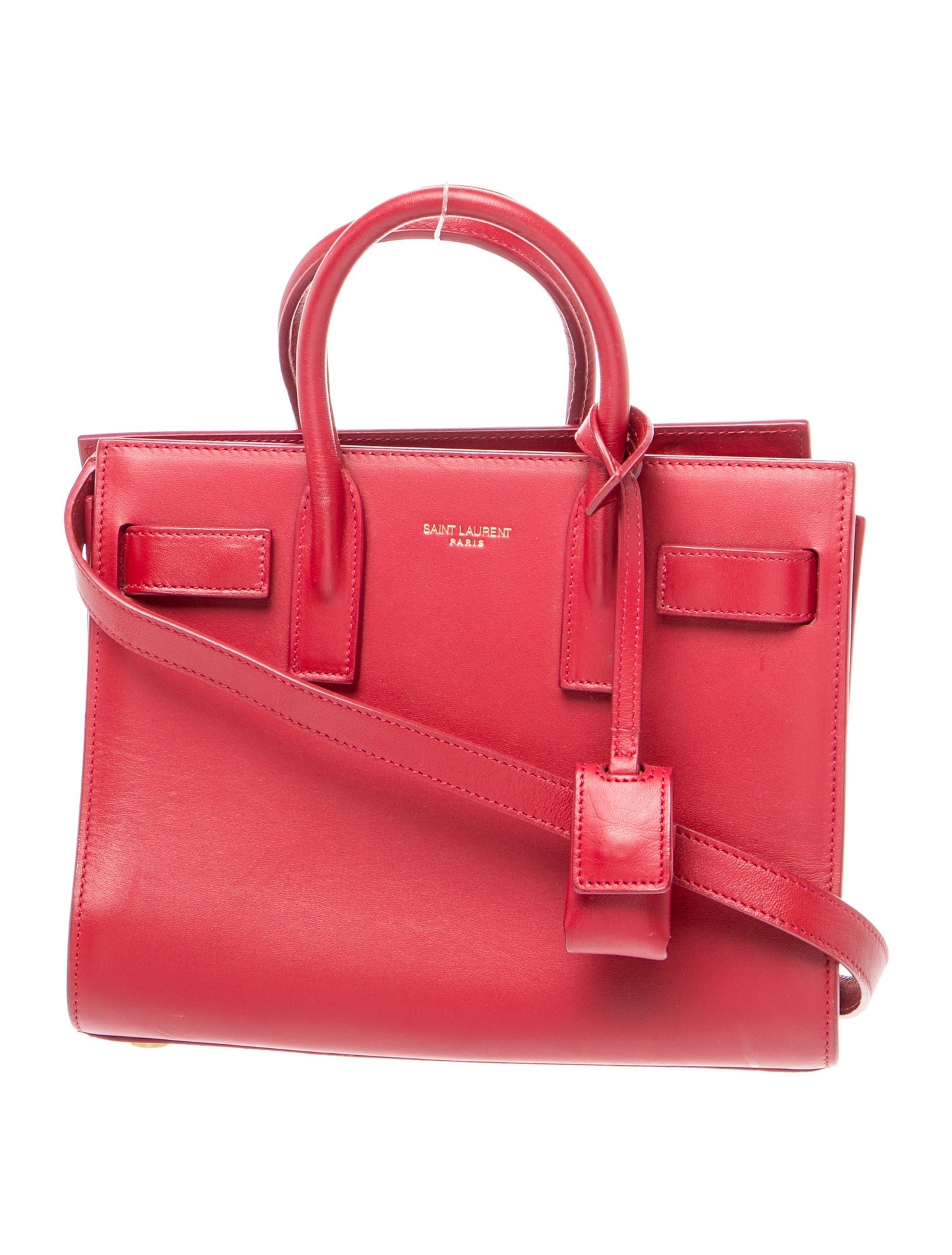 Saint Laurent Leather Sac De Jour