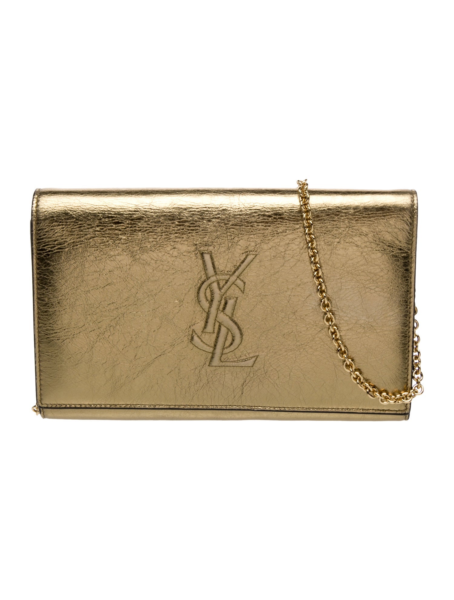 Yves Saint Laurent Leather Clutch