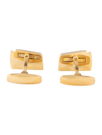 Saint Laurent Vintage Two-Tone Cufflinks