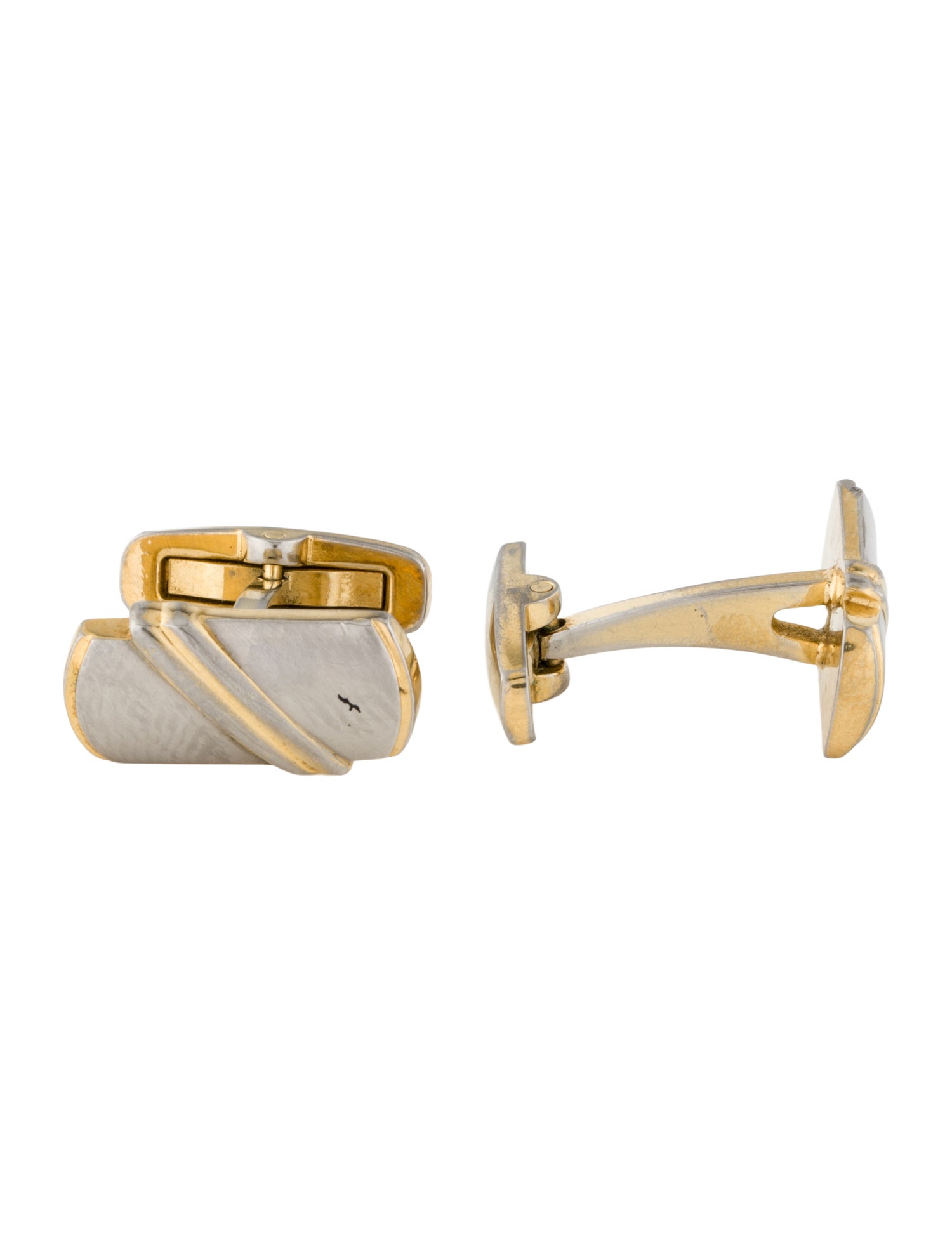 Saint Laurent Two-Tone Cufflinks
