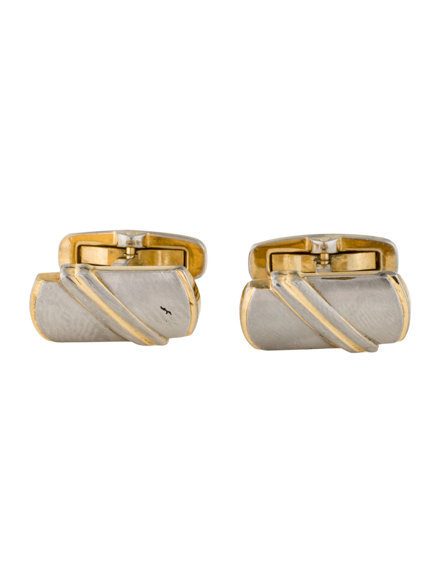 Saint Laurent Two-Tone Cufflinks