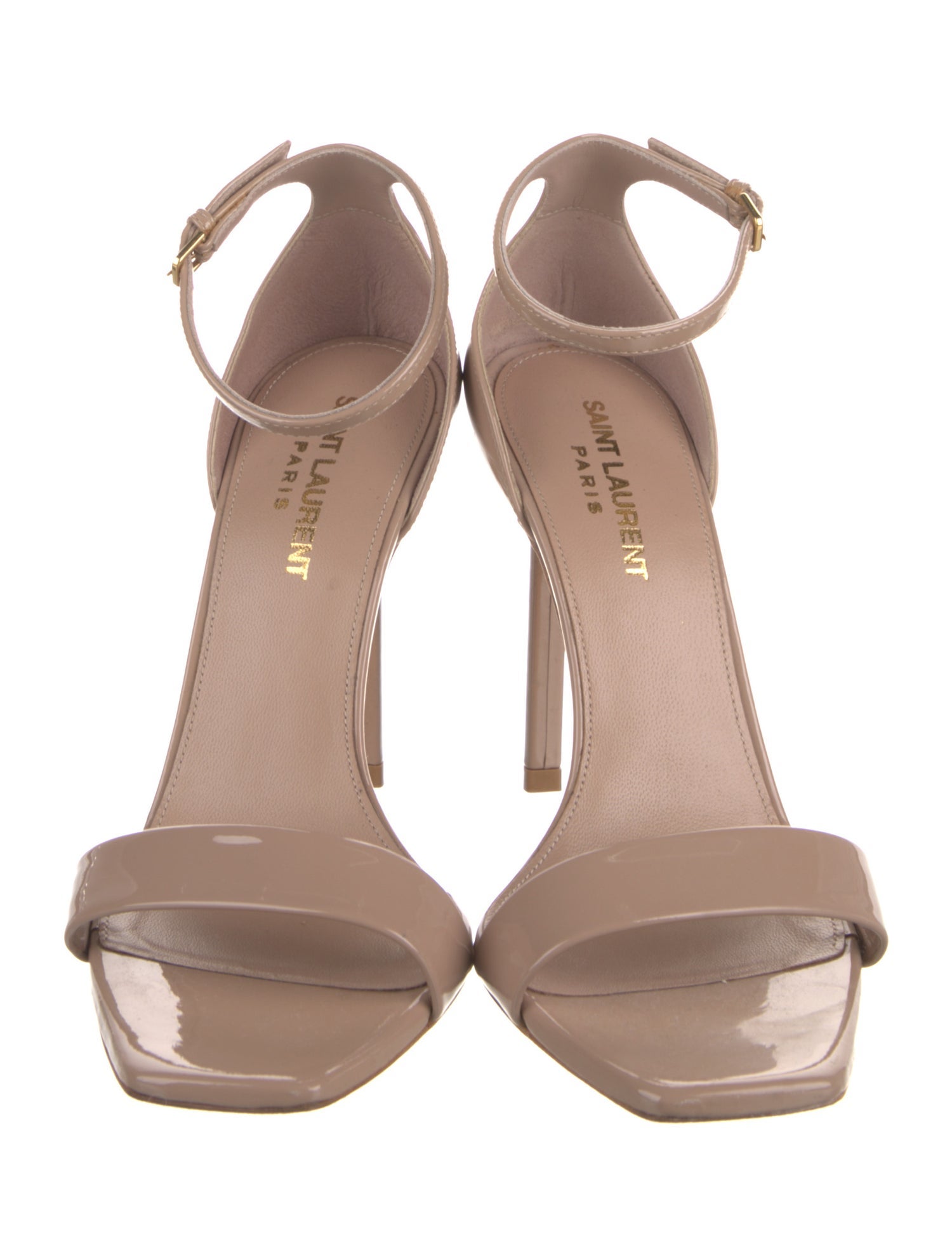 Saint Laurent Patent Leather Sandals