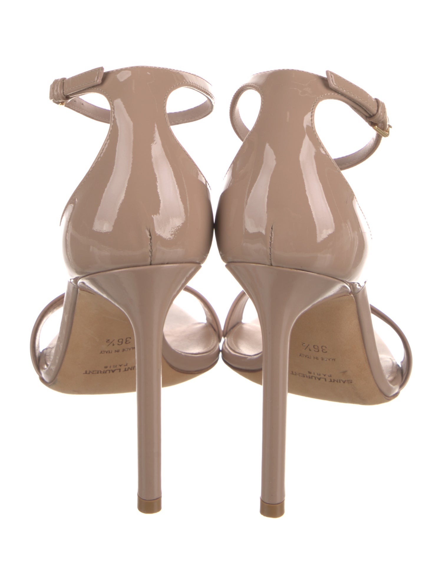 Saint Laurent Patent Leather Sandals