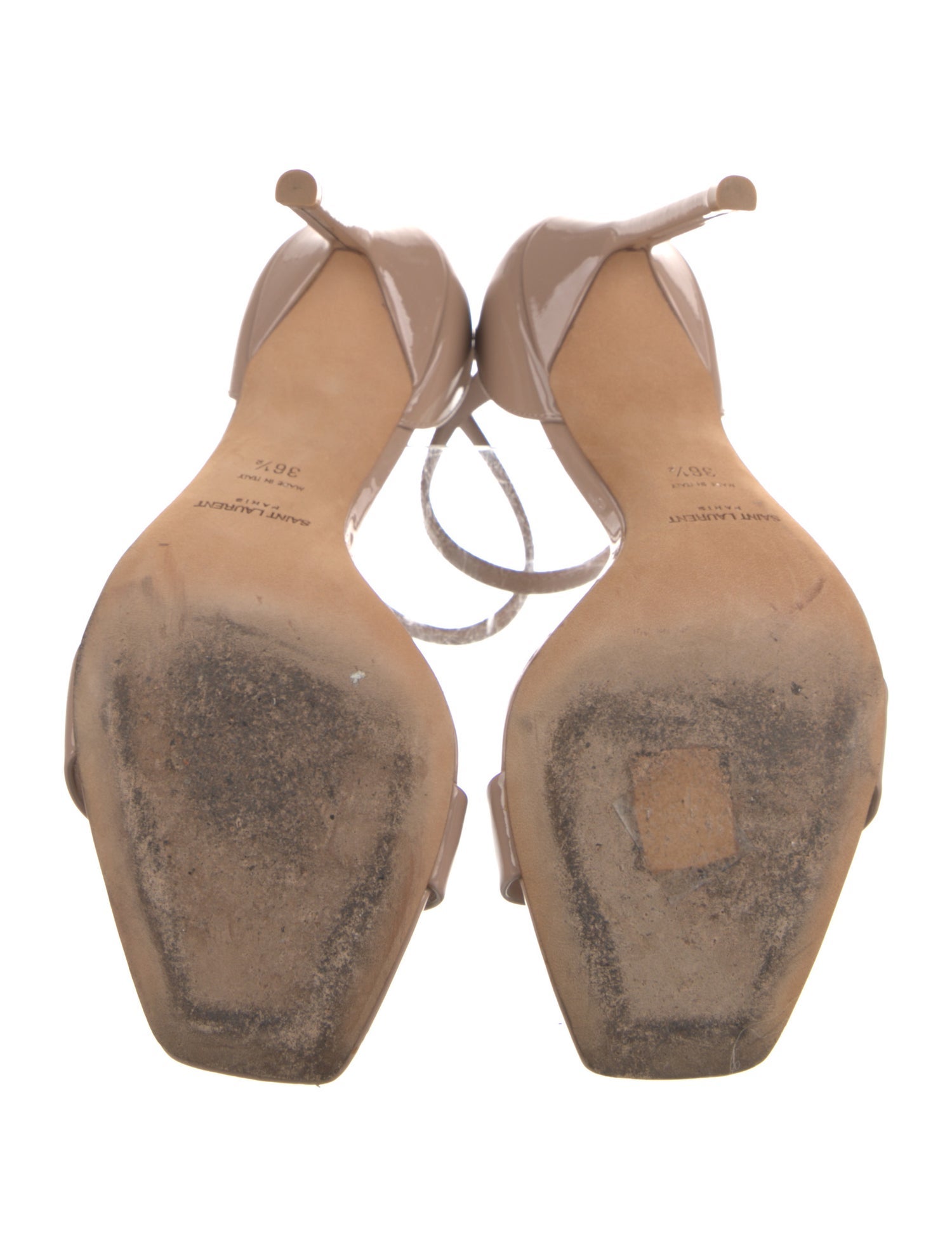 Saint Laurent Patent Leather Sandals