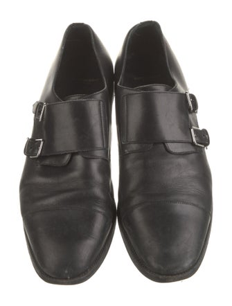 Saint Laurent Leather Monk Straps