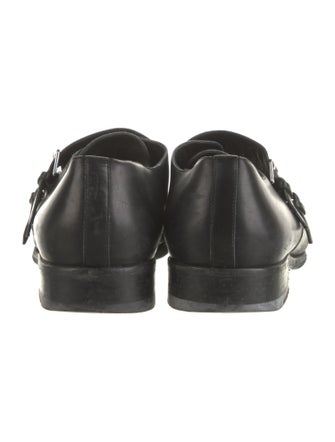 Saint Laurent Leather Monk Straps