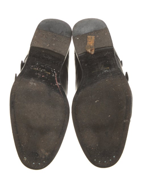 Saint Laurent Leather Monk Straps
