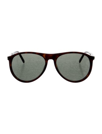 Saint Laurent Aviator Tinted Sunglasses