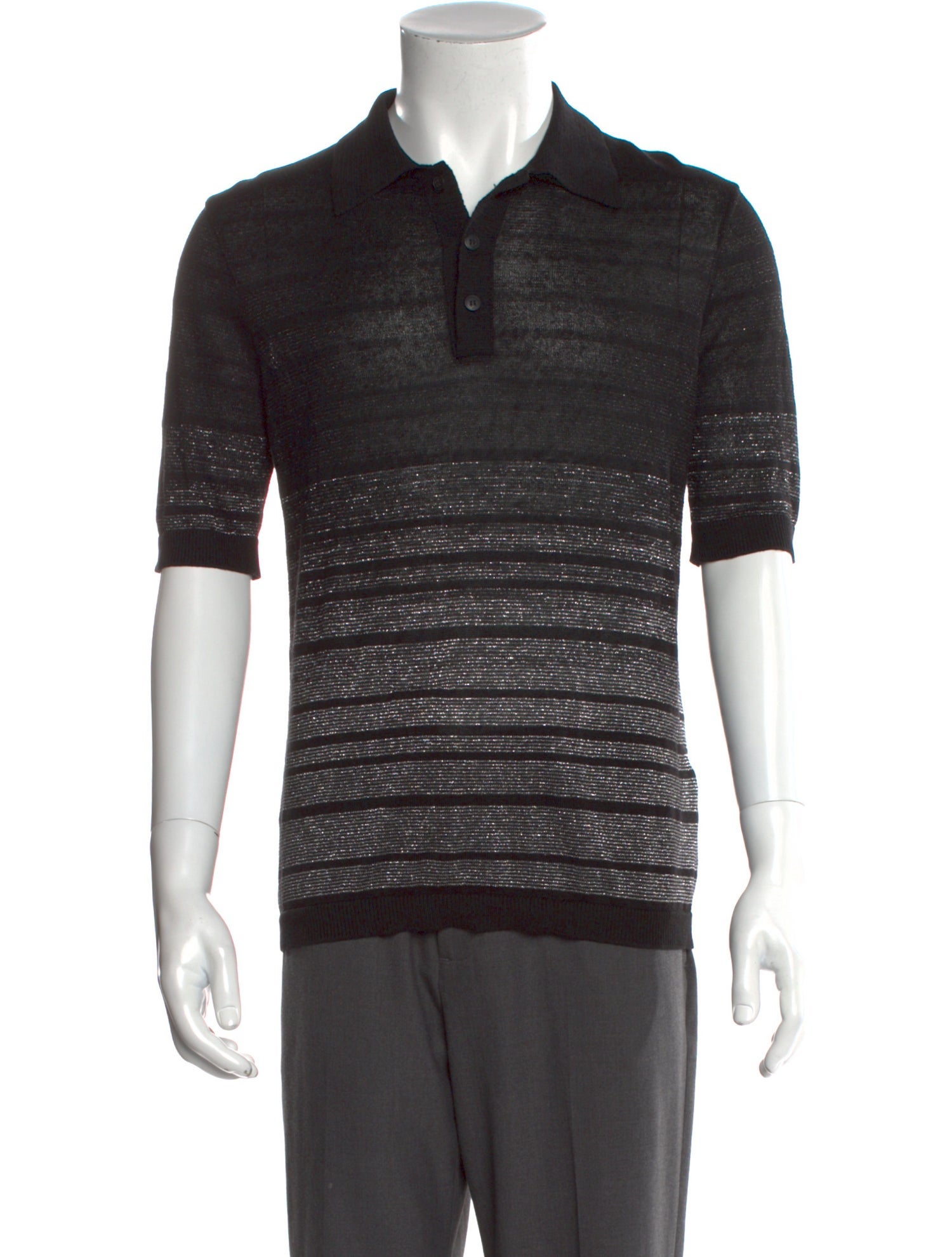 Saint Laurent 2019 Linen Polo Shirt