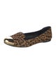 Saint Laurent Ponyhair Animal Print Flats