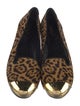 Saint Laurent Ponyhair Animal Print Flats