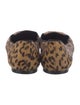 Saint Laurent Ponyhair Animal Print Flats