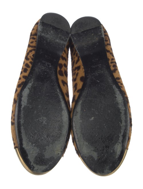 Saint Laurent Ponyhair Animal Print Flats