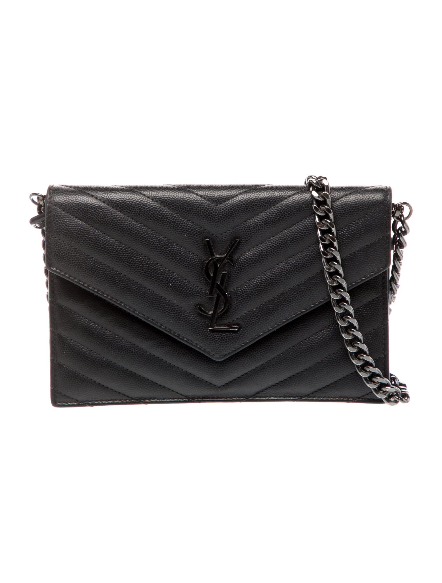 Saint Laurent Leather Envelope