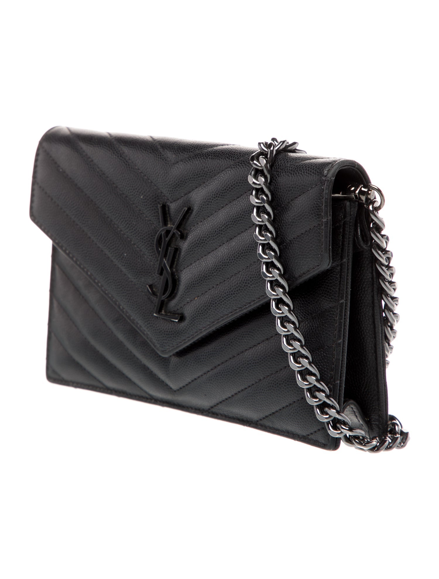 Saint Laurent Leather Envelope