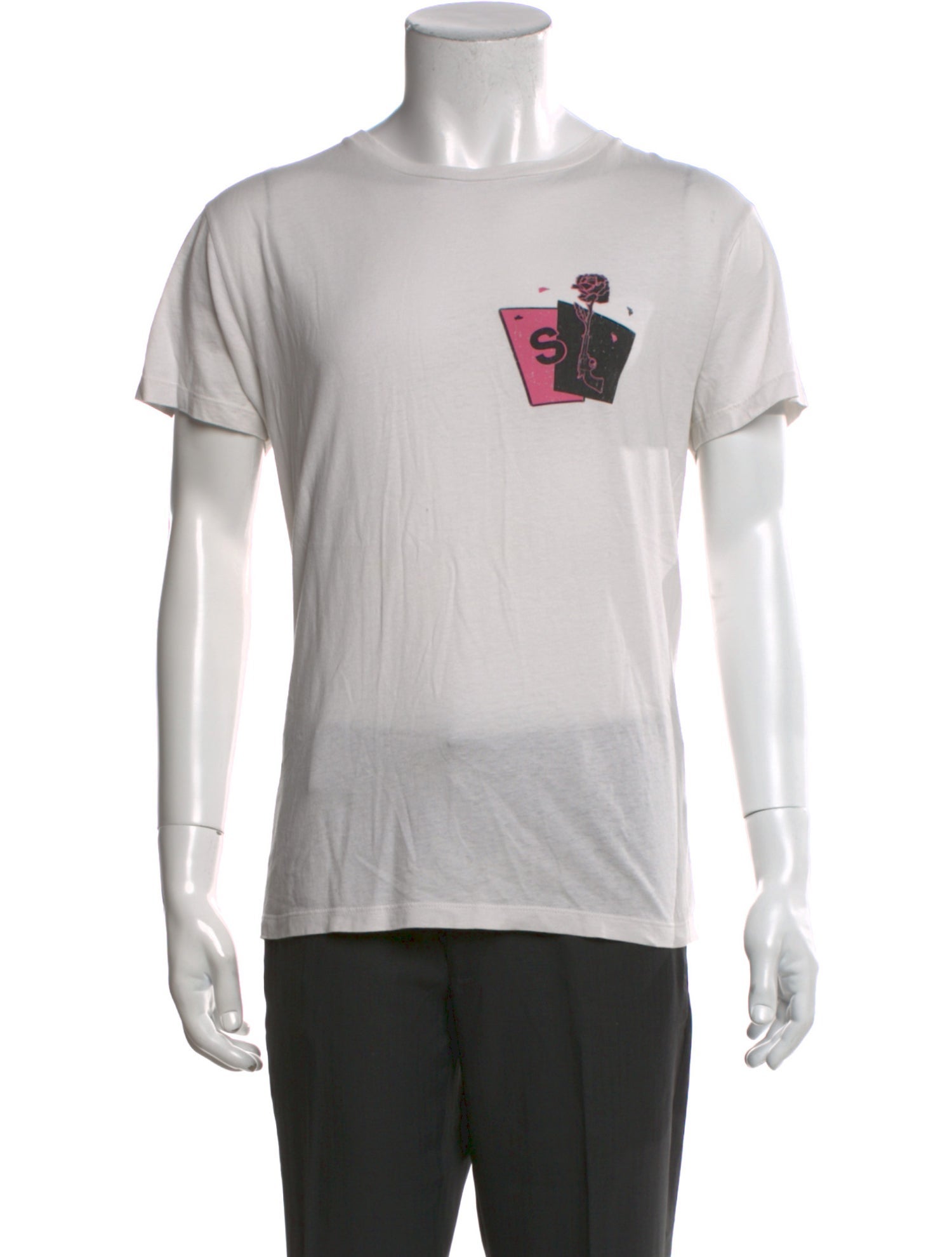 Saint Laurent 2018 Graphic Print T-Shirt